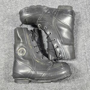 Vintage Military Bata‎ Mickey Mouse Boots Size 38 Black Airborne Cold Weather